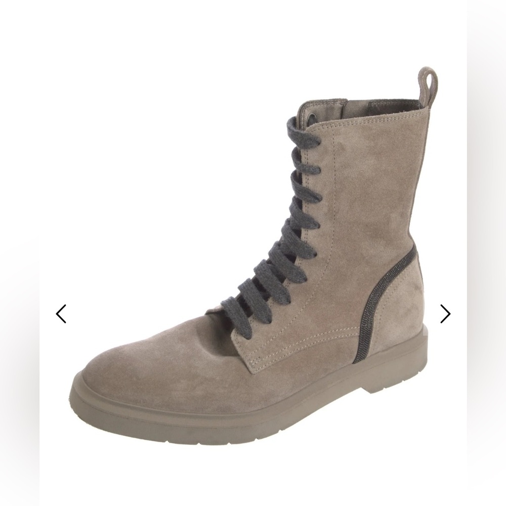 Brunello Cucinelli Combat Monilli Boots